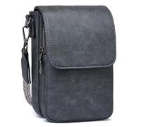 MUIIKOLA Bolso bandolera pequeño,Bolso Bandolera Móvil,Bolso Movil Mujer con Pantalla Táctil,Bandolera de Piel sintética con Correa y Pantalla Transparente