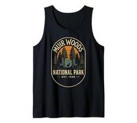 Muir Woods 1908 Camisa Vintage Redwood Shirt National Park Camiseta sin Mangas