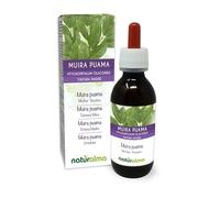 Muira puama (Ptychopetalum olacoides) cortezas Tintura Madre sin alcohol Naturalma - Extracto líquido gotas 120 ml - Complemento alimenticio - Vegano