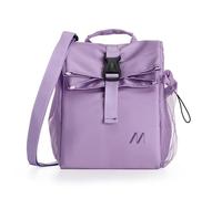 Muitomas, Bolsa térmica eficiente con bolsillo exterior, material resistente, capacidad de 8 L, color lila