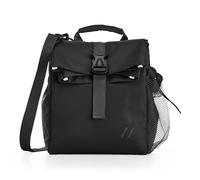 Muitomas, Bolsa térmica eficiente con bolsillo exterior, material resistente, capacidad de 8 l, color negro