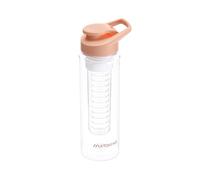 Muitomas, Botella con Infusor, Diseño Compacto con Tapa Hermética, para Infusiones de Frutas, Té o Hierbas, Capacidad 700 ml, Color Peach Fuzz
