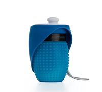 Muitomas Botella para Perros Portátil y Antigoteo, Compacta y Ligera, Capacidad de 350 ml, Color Azul Óptano