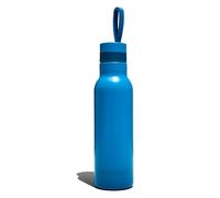 Muitomas, Botella térmica de 500 ml, botella térmica ligera y portátil de acero, botella térmica de diseño elegante con cierre hermético, color azul