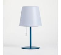 Muitomas Dream Lamp de mesa, lámpara LED con base de aluminio, encendido con cordón, intensidad regulable y carga USB-C, diseño moderno, color azul