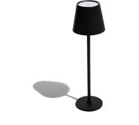 Muitomas, Lámpara de mesa con control táctil y intensidad de la luz ajustable, lámpara de diseño para mesita de noche o escritorio, carga cable USB-C, batería de 1800 mAh, color negro