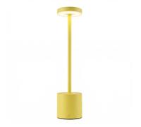 Muitomas, Lámpara de mesa UpDown, inalámbrica y recargable con puerto USB-C, diferentes tonos de luz, autonomía de 15 horas, color amarillo
