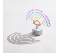 Muitomas lámpara de neón de escritorio con forma de arco iris