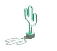 Muitomas, Lámpara de Neón para Escritorio, Letrero de Neón de Mesa con Luz Colorida y Brillante, Decoración para Oficina o Estudio con forma de Cactus, Potencia 5 W, Entrada 5 V/1 A