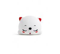 Muitomas lámpara de silicona suave con forma de gato, lámpara led mu