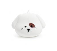 Muitomas lámpara de silicona suave con forma de perro, lámpara led m
