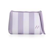 Muitomas Pochette para Mujer en Neopreno a Rayas, bolso de mujer con cierre de cremallera y correa de muñeca, 24 x 16 x 6 cm,