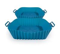 Muitomas, set de moldes de silicona para freidora de aire, color azul