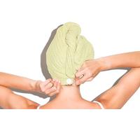 Muitomas, Toalla Turbante para el Cabello, Turbante secador de Microfibra, Toalla para el Cabello Mujer, Color Verde Salvia
