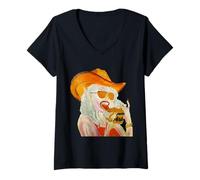 Mujer 0508 Yo y mi Burger 2021 más 3 Camiseta Cuello V
