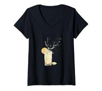 Mujer 0547 3 los Cócteles 2021 más 4 Mumzy Maria Uberstein Camiseta Cuello V
