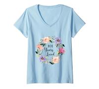 Mujer 101 Years Loved 101th Birthday Floral 101 Years Loved Women Camiseta Cuello V