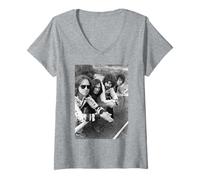Mujer 10cc Live I'm Not In Love Era Cardiff Castle 1975 Camiseta Cuello V