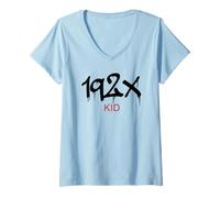 Mujer 192x Kid (1920 1921 1922 1923 1924 1925 1926 1927 1928 1929) Camiseta Cuello V