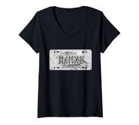 Mujer 1940 año Retro Divertido, 86 cumpleaños Camiseta Cuello V