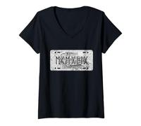 Mujer 1949 año Retro Divertido, 77 cumpleaños Camiseta Cuello V