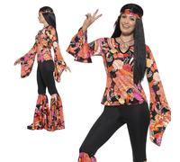 Mujer 1960s Hippy Disfraz Sauce Hippie Mujer 1970s Disfraz Nuevo