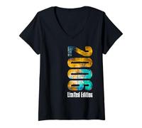 Mujer 20 años Chica Chico 2006 cumpleaños 20 Edition Limitada 2006 Camiseta Cuello V