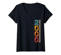 Mujer 2000 25th Birthday 25 Years Old Boy Or Girl Vintage Camiseta Cuello V