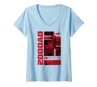 Mujer 2000 AD Juez Dredd Rogue Trooper Strontium Dog Comic Camiseta Cuello V