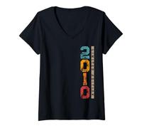 Mujer 2010 15th Birthday 15 Years Old Boy Or Girl Vintage Camiseta Cuello V