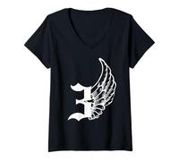 Mujer 3 Ala de ángel Camiseta Cuello V