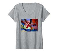 Mujer 3ª Roca del Sol Joseph Gordon-Levitt Michael Grecco Camiseta Cuello V