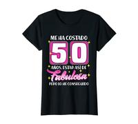 Mujer 50 Años Fabulosa Cumpleaños 50 Camiseta