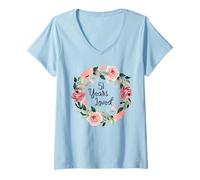 Mujer 51 Years Loved Women Men 51 Years Old 51th Birthday Camiseta Cuello V