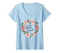 Mujer 59 Years Loved Women Men 59 Years Old 59th Birthday Camiseta Cuello V