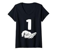 Mujer 61 Meme Gen Alpha Slang 61 Couple Matching Halloween Costume Camiseta Cuello V