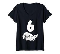 Mujer 61 Meme Gen Alpha Slang 61 Couple Matching Halloween Costume Camiseta Cuello V