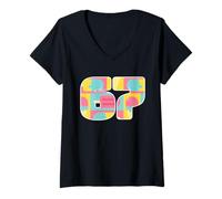 Mujer 67 Ice Cream Drip Meme Funny Six Seven Gen Alpha Slang Camiseta Cuello V