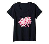 Mujer 67 Valentine's Day Six Seven Dice 6 7 Meme Men Women Kids Camiseta Cuello V