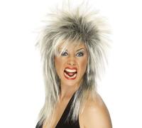 Mujer 80s 1980s 80's Disfraz Diva Del Rock Peluca Rubia / Raíces de Smiffys