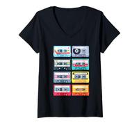 Mujer 80s 90s Vintage Graphic Tees Novelty T-Shirts & Cool Designs Camiseta Cuello V