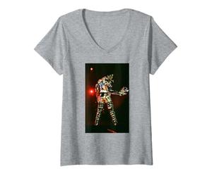 Mujer 80s Pop Superstar Icon History World Tour Live Praga 1996 Camiseta Cuello V
