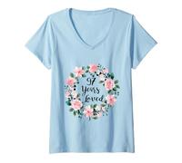 Mujer 97 Years Loved Men Women 97 Years Old Cool 97th Birthday Camiseta Cuello V
