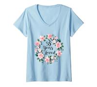 Mujer 98 Years Loved Men Women 98 Years Old Cool 98th Birthday Camiseta Cuello V