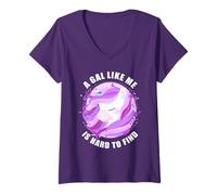 Mujer A GAL Like Me is Hard to Find - Women Kids Unicorn Mother's Camiseta Cuello V