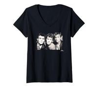 Mujer A-ha Stay On These Roads Era Retrato Phil Nicholls Camiseta Cuello V