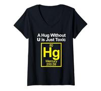 Mujer A Hug without U is Toxic Camiseta Cuello V
