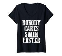Mujer A Nadie Le Importa Nada Nada Más Rápido Camiseta Cuello V