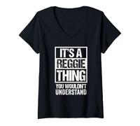 Mujer A Reggie Thing You Wouldn't Understand First Name Nickname Camiseta Cuello V
