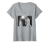 Mujer Abba Live Europe La Gira del álbum 1977 Camiseta Cuello V